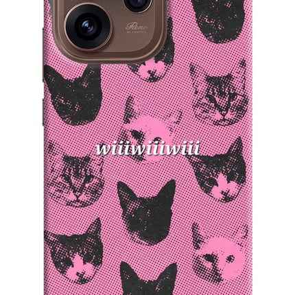 Pink Cats Oppo Reno15 Pro 5G Hard Case Back Cover by Casekaro