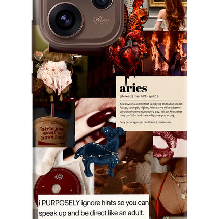 Zodiac Aries Oppo Reno15 Pro 5G Hard Case Back Cover by Casekaro