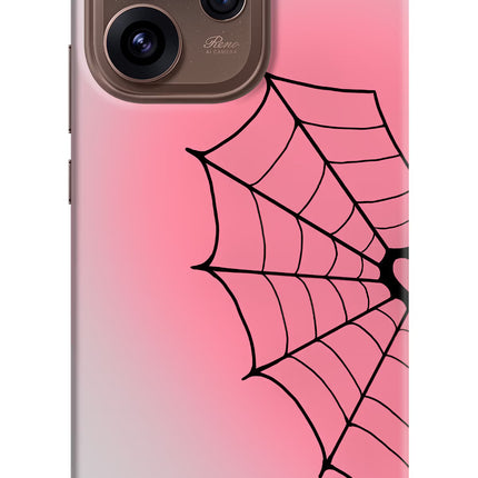 Pink Web Oppo Reno15 Pro 5G Hard Case Back Cover by Casekaro