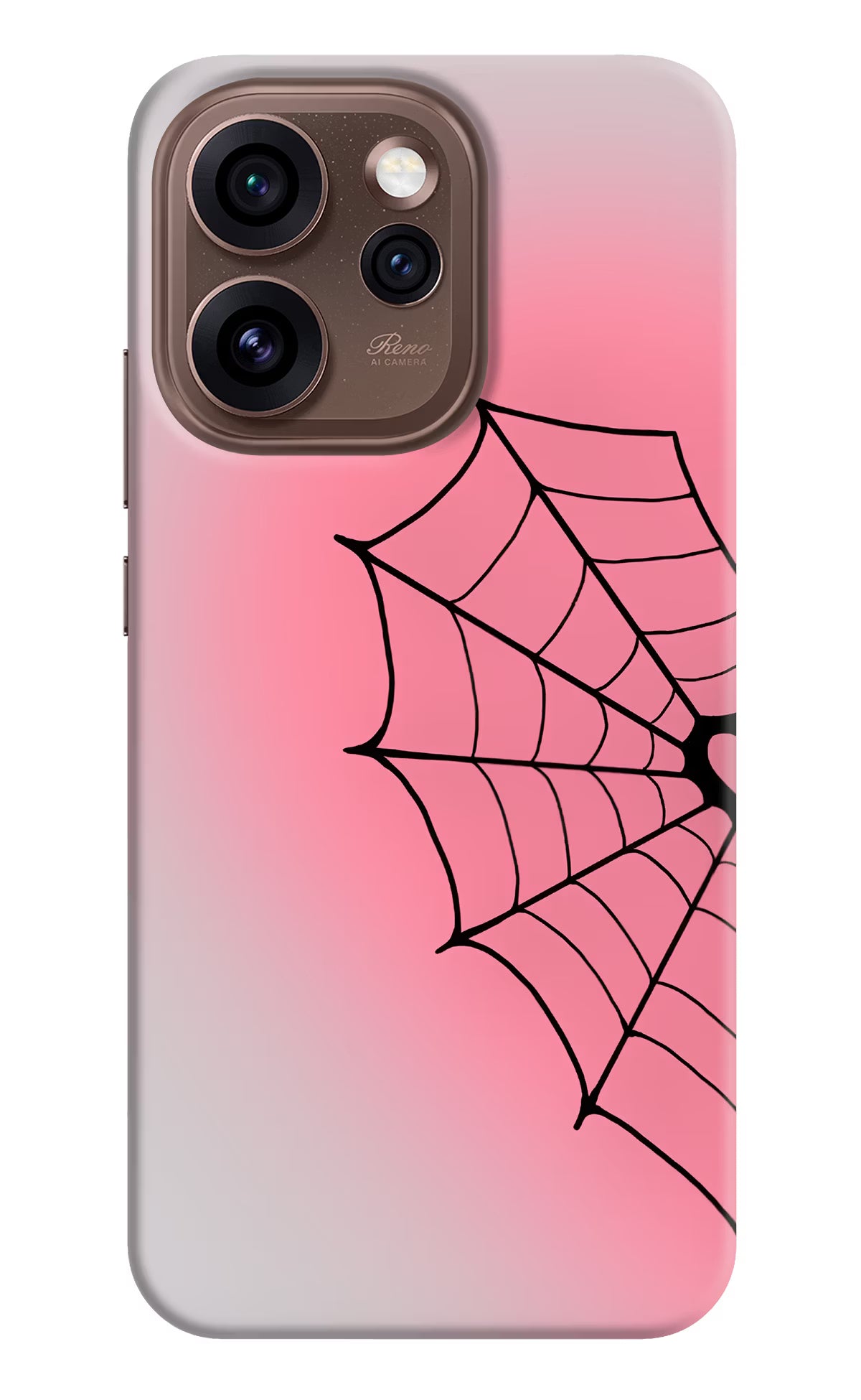 Pink Web Oppo Reno15 Pro 5G Back Cover