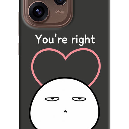 You're Right Oppo Reno15 Pro 5G Hard Case Back Cover by Casekaro