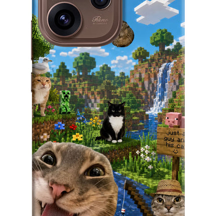 Minecraft Cat Chaos Oppo Reno15 Pro 5G Hard Case Back Cover by Casekaro