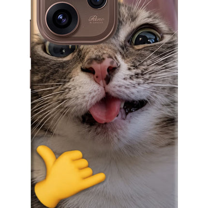 Silly Cat Call Oppo Reno15 Pro 5G Hard Case Back Cover by Casekaro