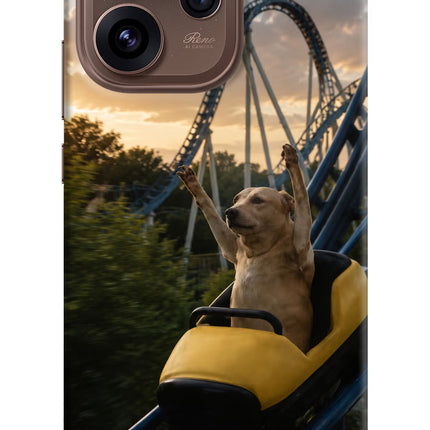 Rollercoaster Dog Oppo Reno15 Pro 5G Hard Case Back Cover by Casekaro