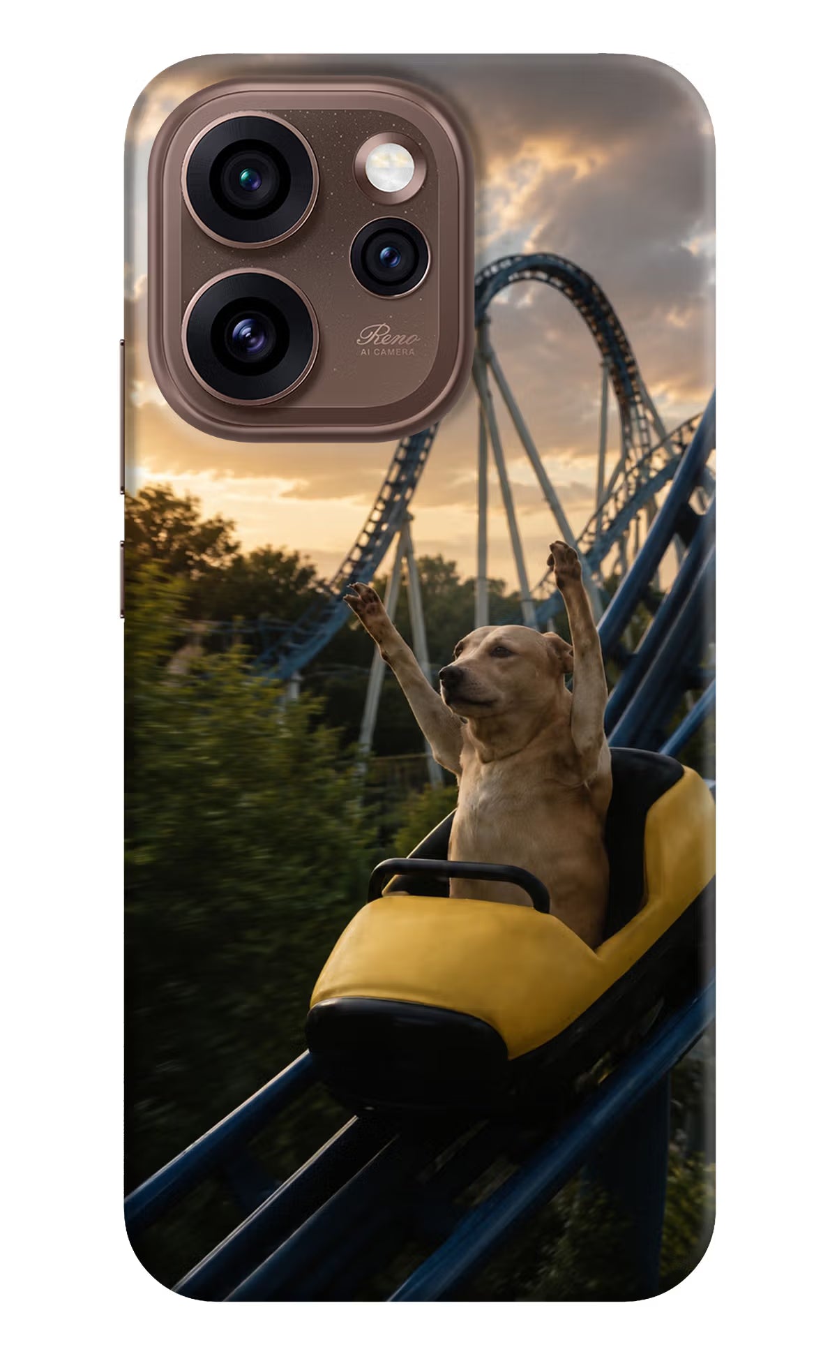 Rollercoaster Dog Oppo Reno15 Pro 5G Back Cover