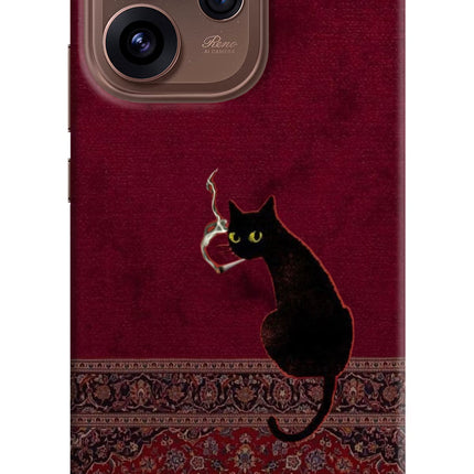 Midnight Cat Oppo Reno15 Pro 5G Hard Case Back Cover by Casekaro