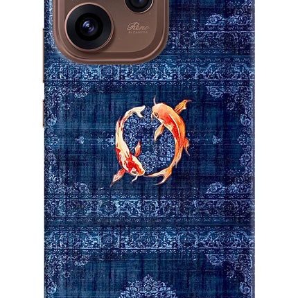 Koi Blue Oppo Reno15 Pro 5G Hard Case Back Cover by Casekaro