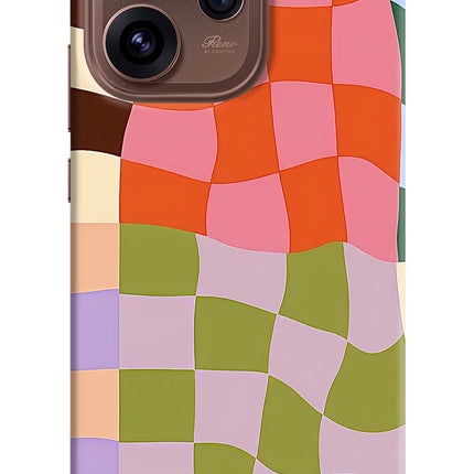Wavy Grid Oppo Reno15 Pro 5G Hard Case Back Cover by Casekaro