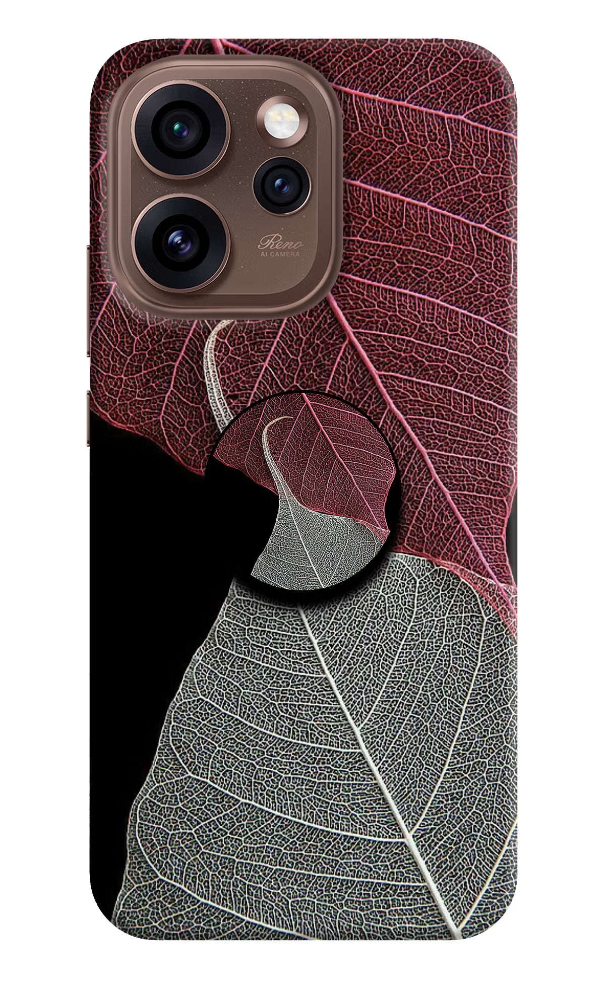 Leaf Pattern Oppo Reno15 Pro 5G Pop Case