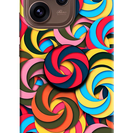 Spiral Pattern Oppo Reno15 Pro 5G Pop Case by Casekaro