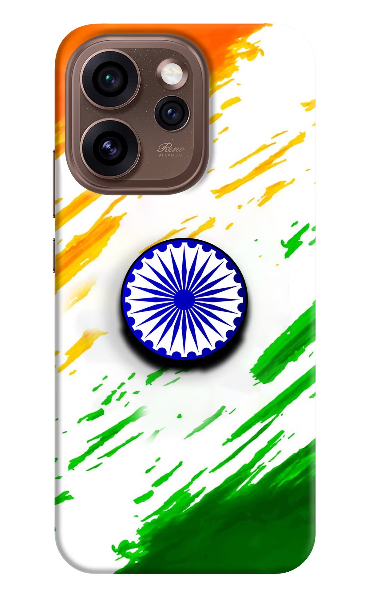 Indian Flag Ashoka Chakra Oppo Reno15 Pro 5G Pop Case