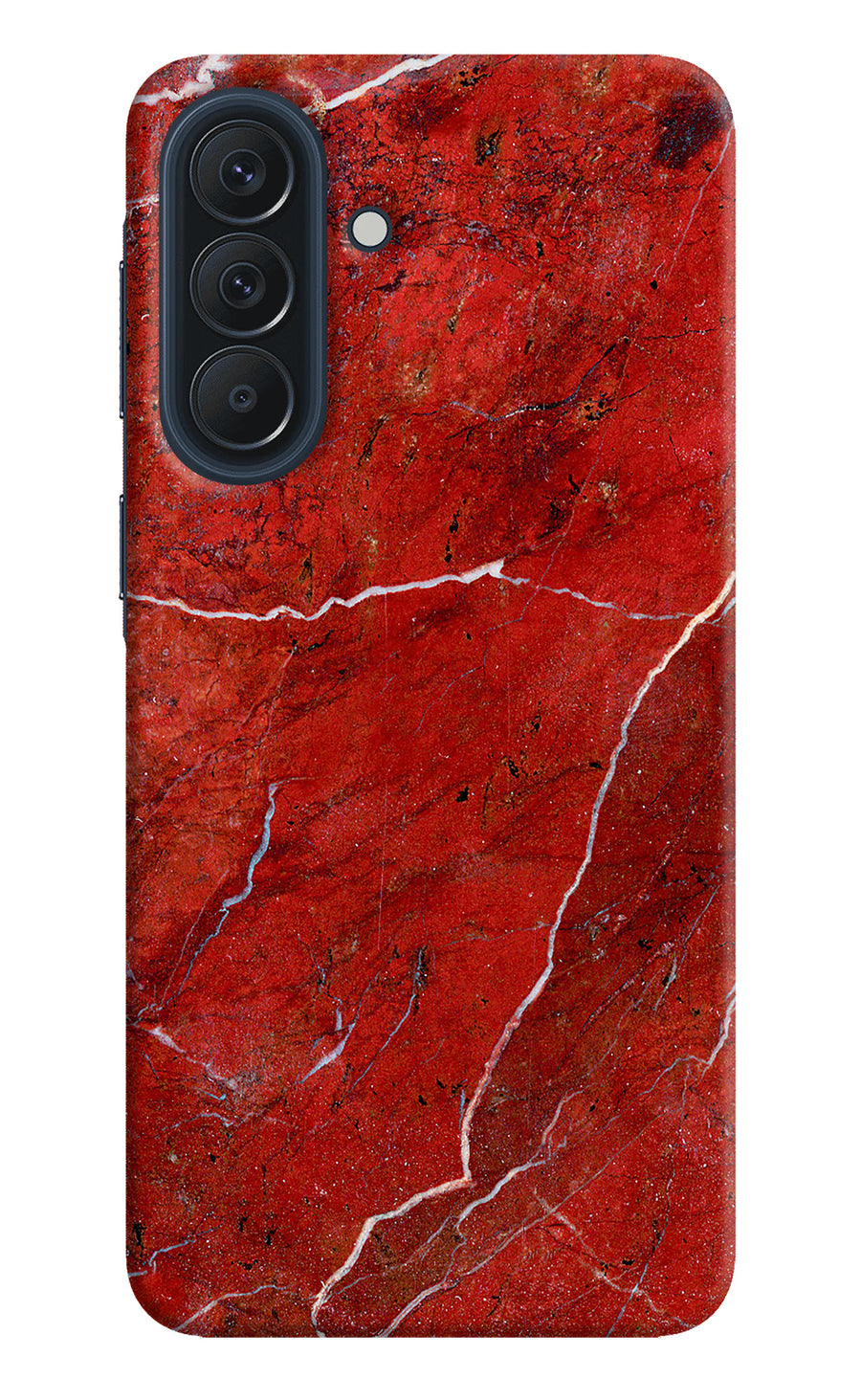 Red Marble Design Samsung A57 5G Back Cover, Hard case