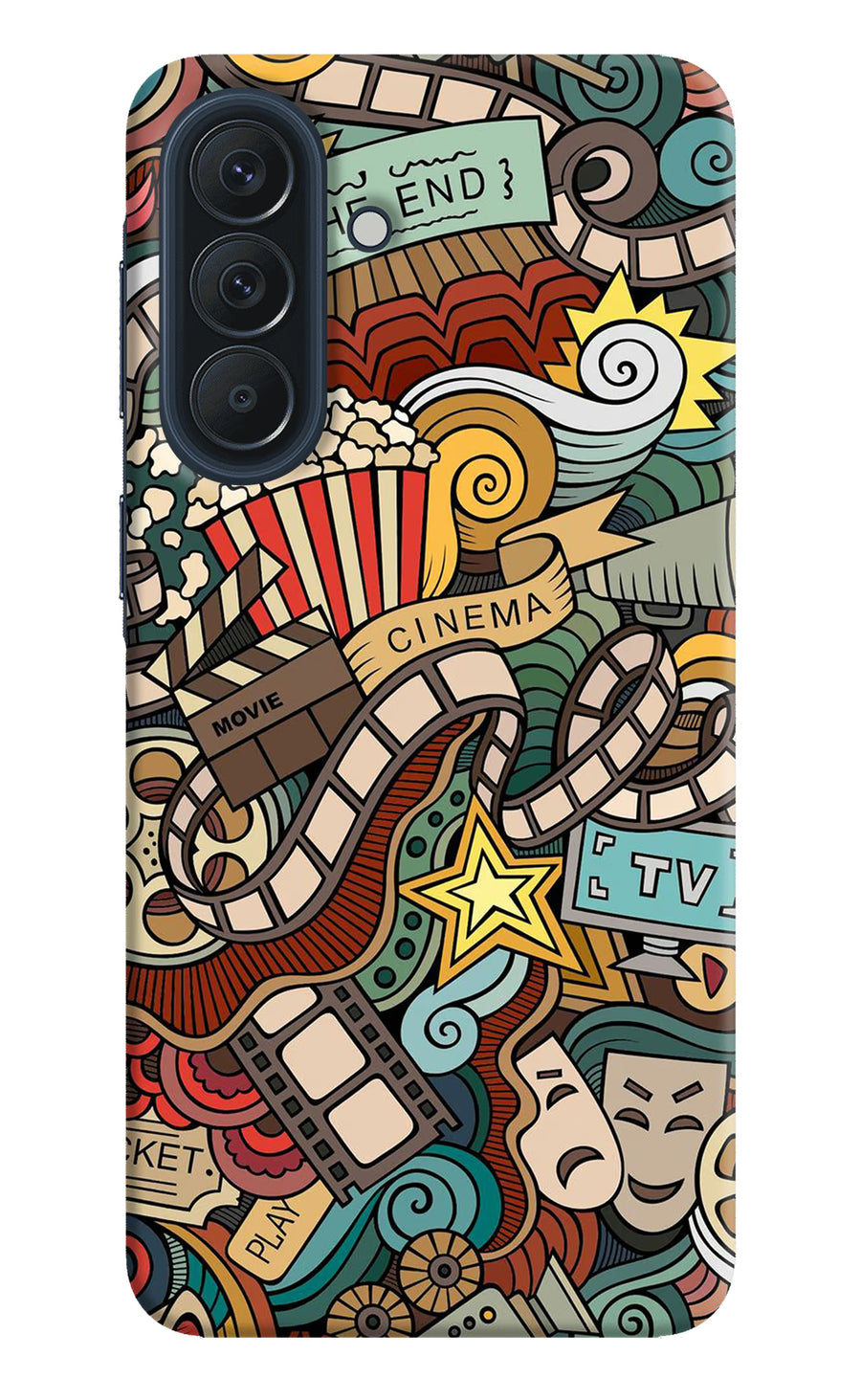 Cinema Abstract Samsung A57 5G Back Cover, Hard case