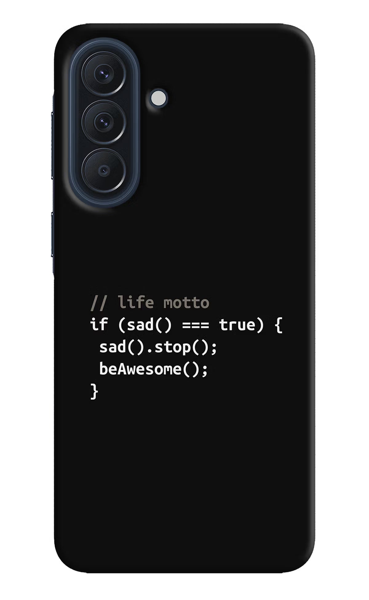Life Motto Code Samsung A57 5G Back Cover