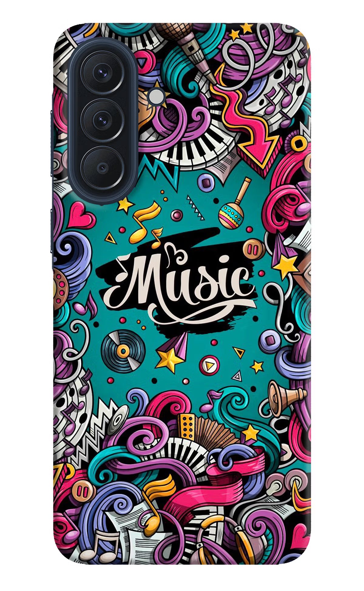 Music Graffiti Samsung A57 5G Back Cover