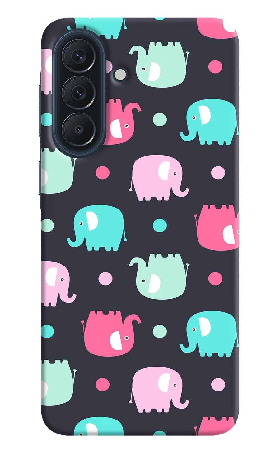 Elephants Samsung A57 5G Back Cover, Hard case