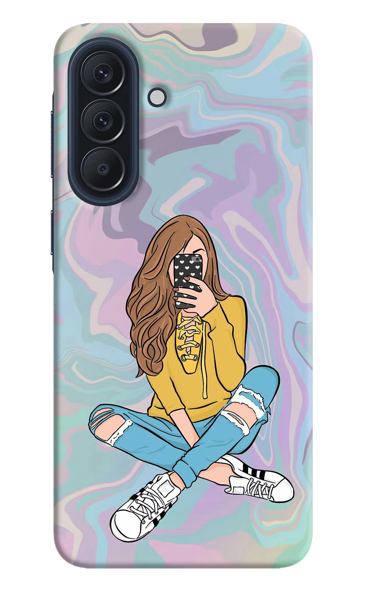 Selfie Girl Samsung A57 5G Back Cover