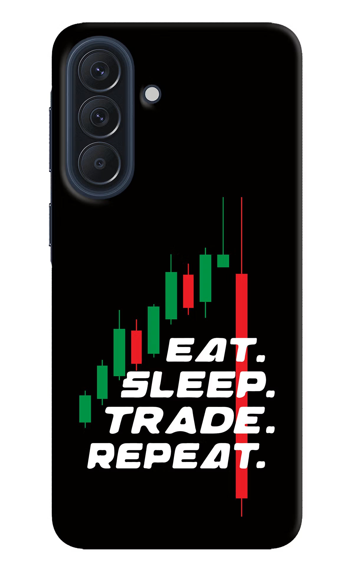Eat Sleep Trade Repeat Samsung A57 5G Back Cover