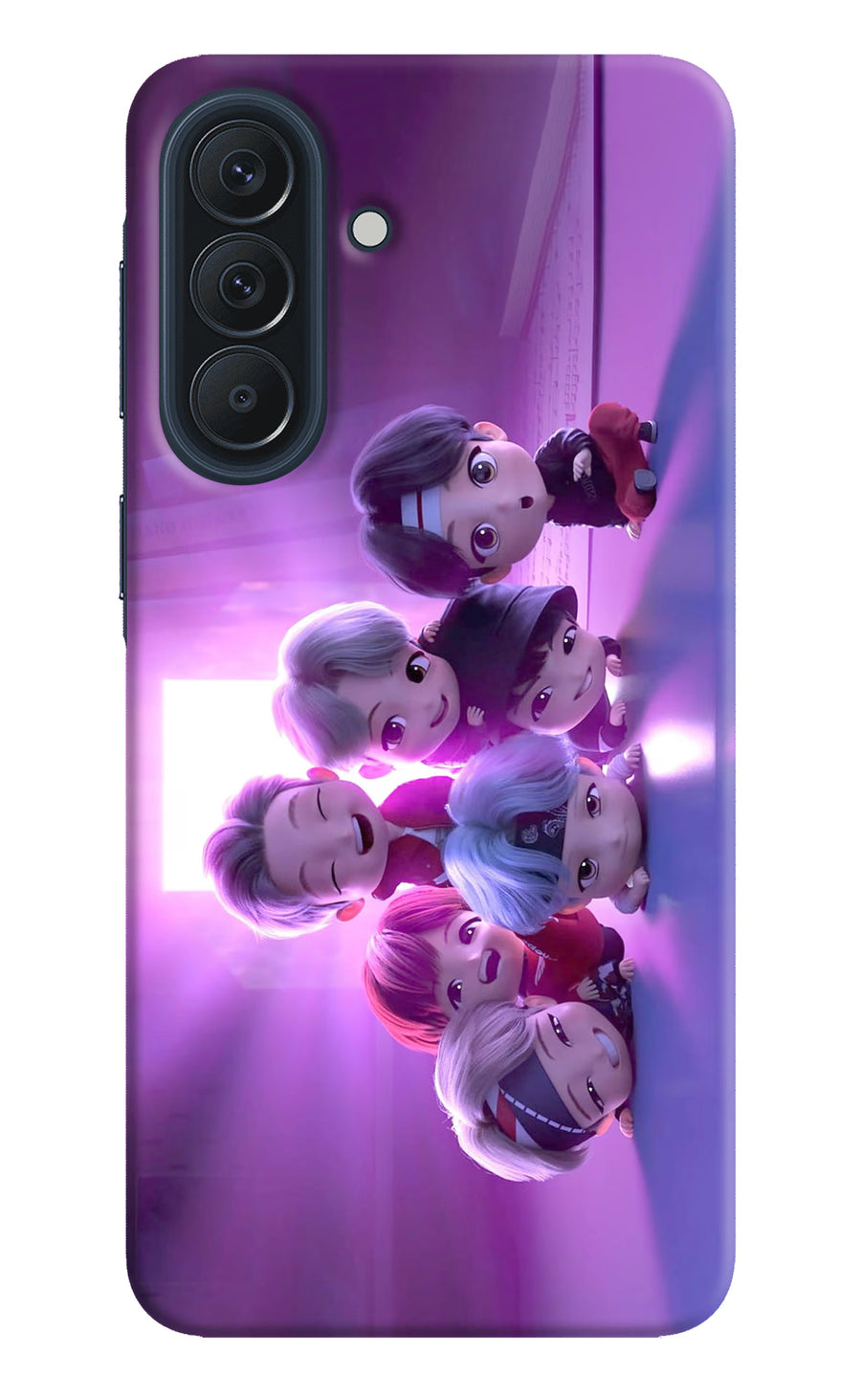 BTS Chibi Samsung A57 5G Back Cover, Hard case