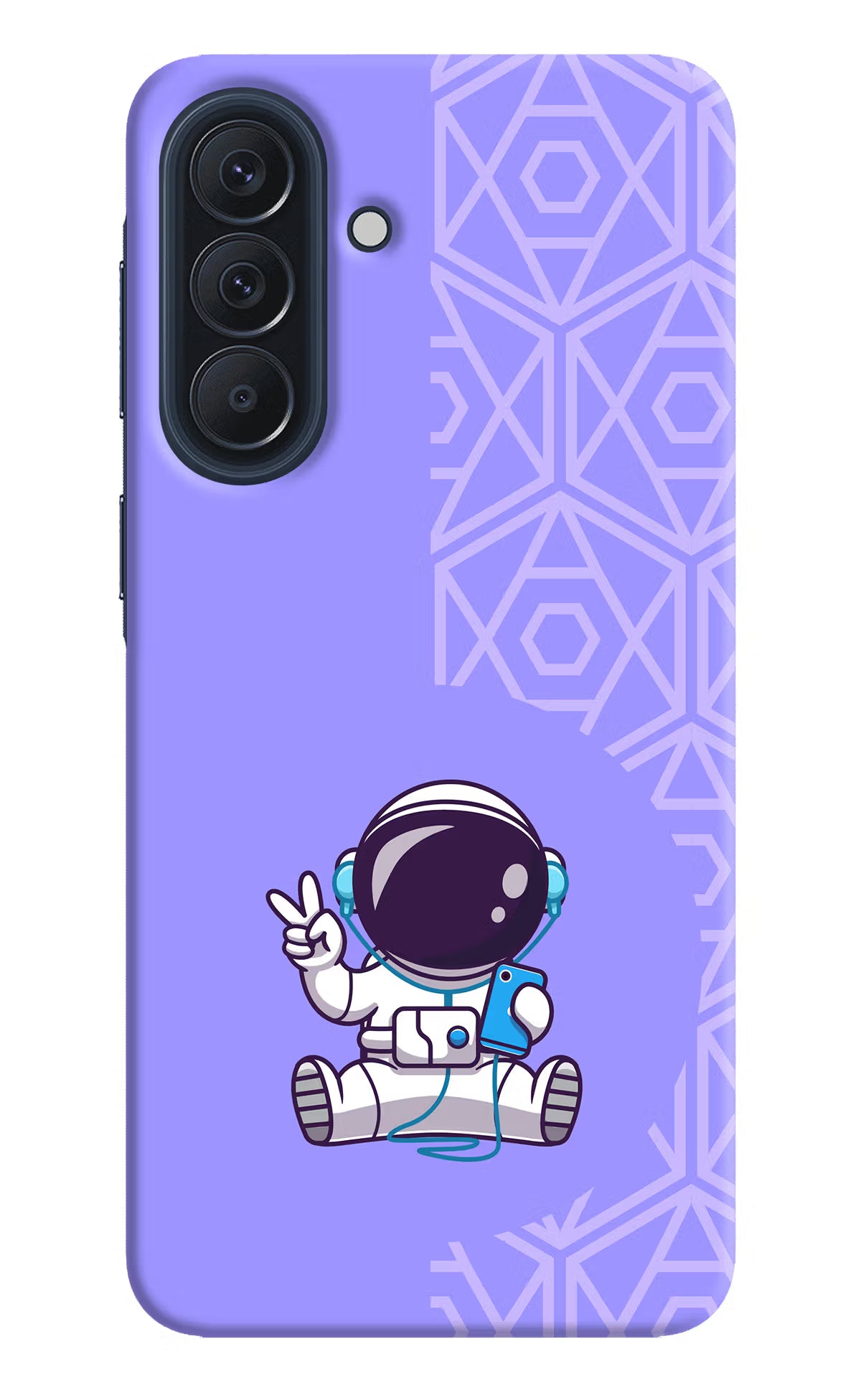 Cute Astronaut Chilling Samsung A57 5G Back Cover