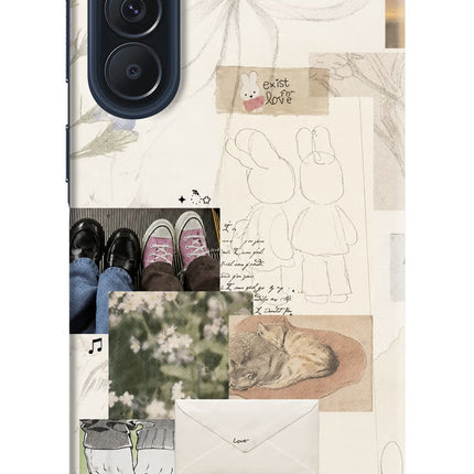 Soft Aesthetic Samsung A57 5G Hard Case Back Cover by Casekaro