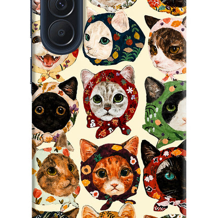 Cool Cat Samsung A57 5G Hard Case Back Cover by Casekaro