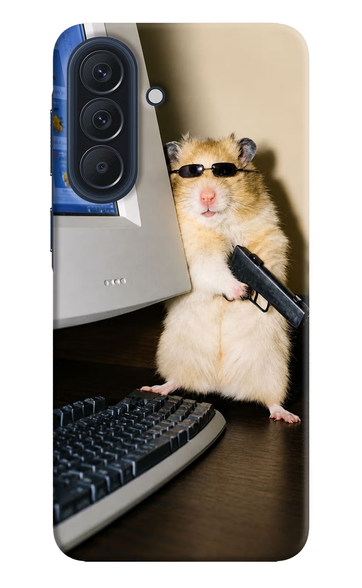 Hacker Hamster Samsung A57 5G Back Cover