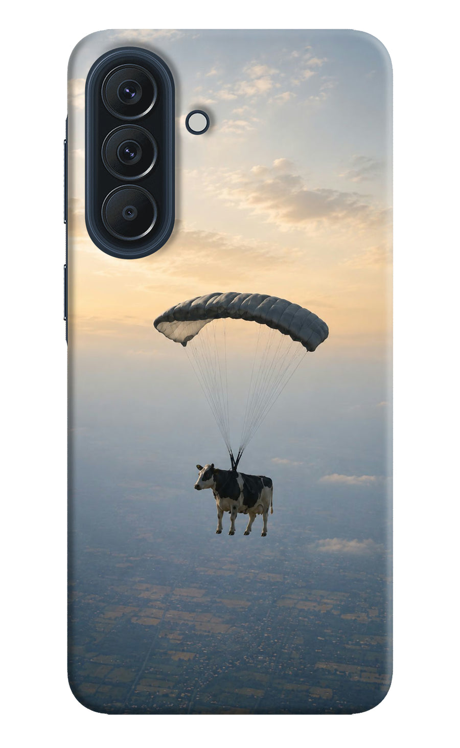 Skydiving Cow Samsung A57 5G Back Cover, Hard case