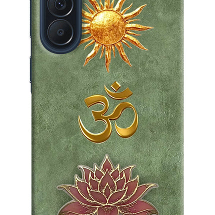 Om & Lotus Samsung A57 5G Back Cover