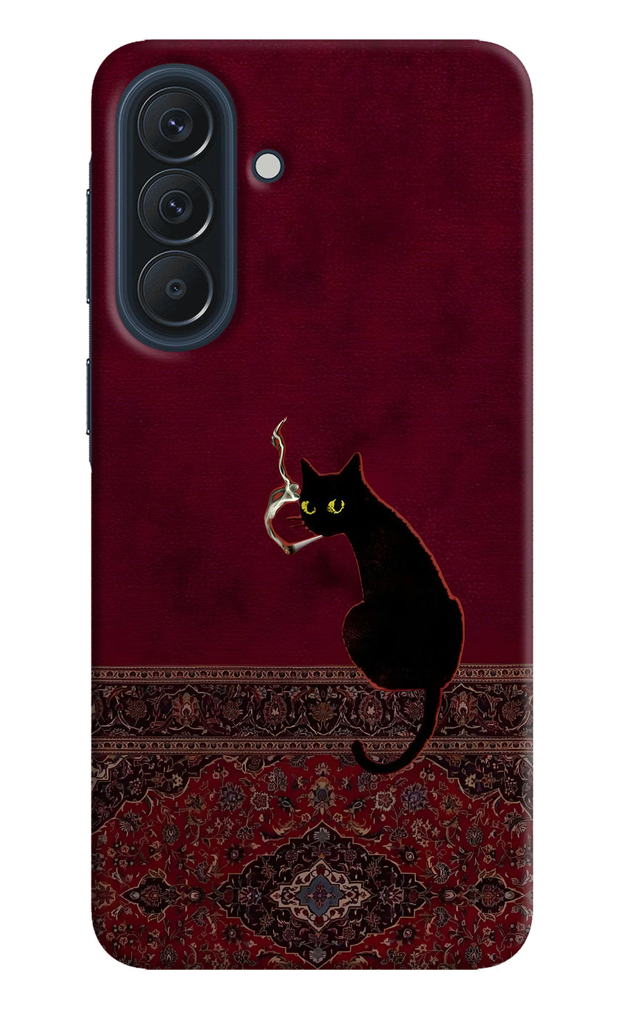 Midnight Cat Samsung A57 5G Back Cover, Hard case