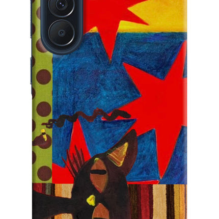 Pop Cat Samsung A57 5G Hard Case Back Cover by Casekaro