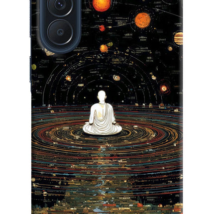 Space Monk Samsung A57 5G Hard Case Back Cover by Casekaro