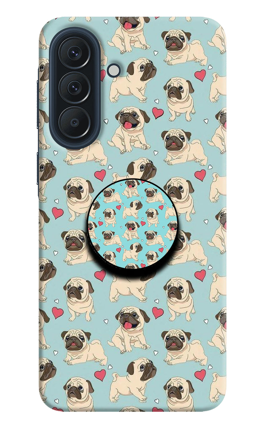 Pug Dog Samsung A57 5G Pop Case, Hard case