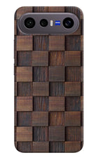 Wooden Cube Design Vivo X300 FE 5G Hard Case Back Cover by Casekaro