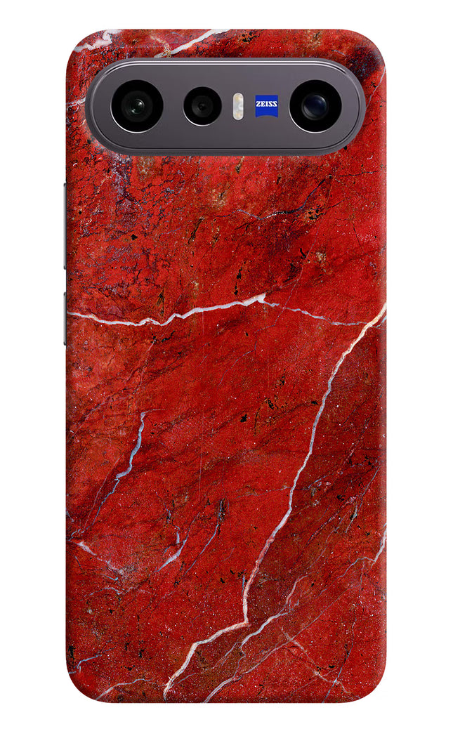 Red Marble Design Vivo X300 FE 5G Hard Case Back Cover by Casekaro