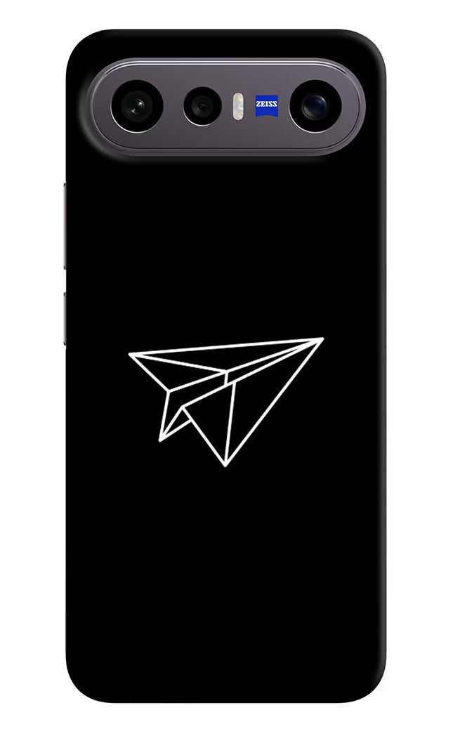 Paper Plane White Vivo X300 FE 5G Hard Case Back Cover by Casekaro