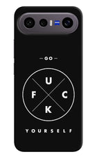 Go Fuck Yourself Vivo X300 FE 5G Hard Case Back Cover by Casekaro