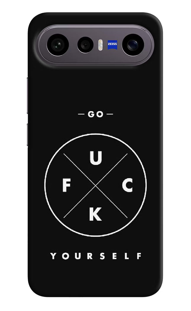 Go Fuck Yourself Vivo X300 FE 5G Hard Case Back Cover by Casekaro