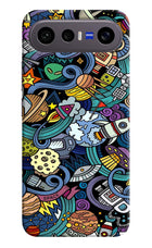 Space Abstract Vivo X300 FE 5G Hard Case Back Cover by Casekaro