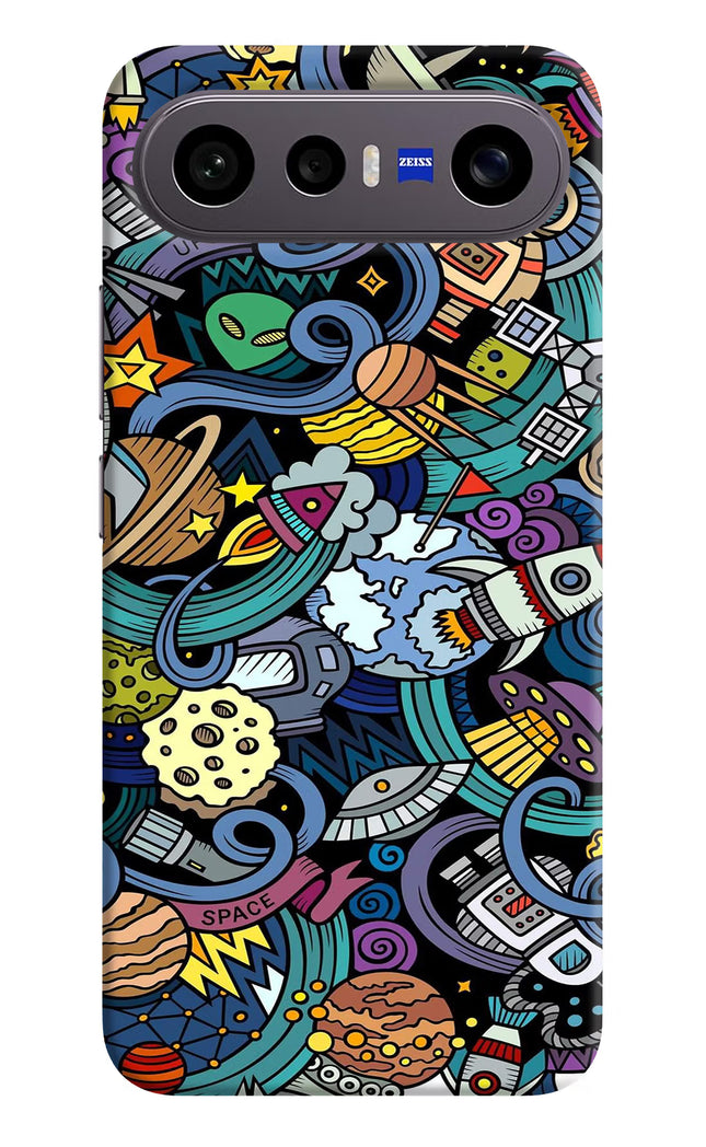 Space Abstract Vivo X300 FE 5G Hard Case Back Cover by Casekaro