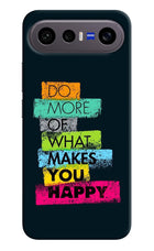 Do More Of What Makes You Happy Vivo X300 FE 5G Hard Case Back Cover by Casekaro