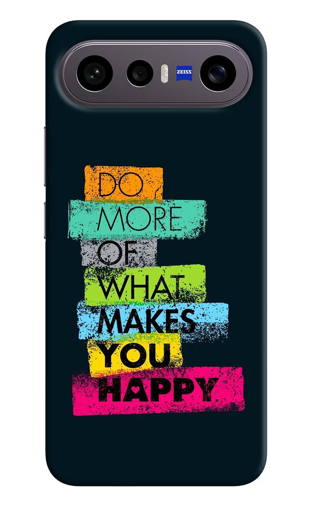 Do More Of What Makes You Happy Vivo X300 FE 5G Hard Case Back Cover by Casekaro