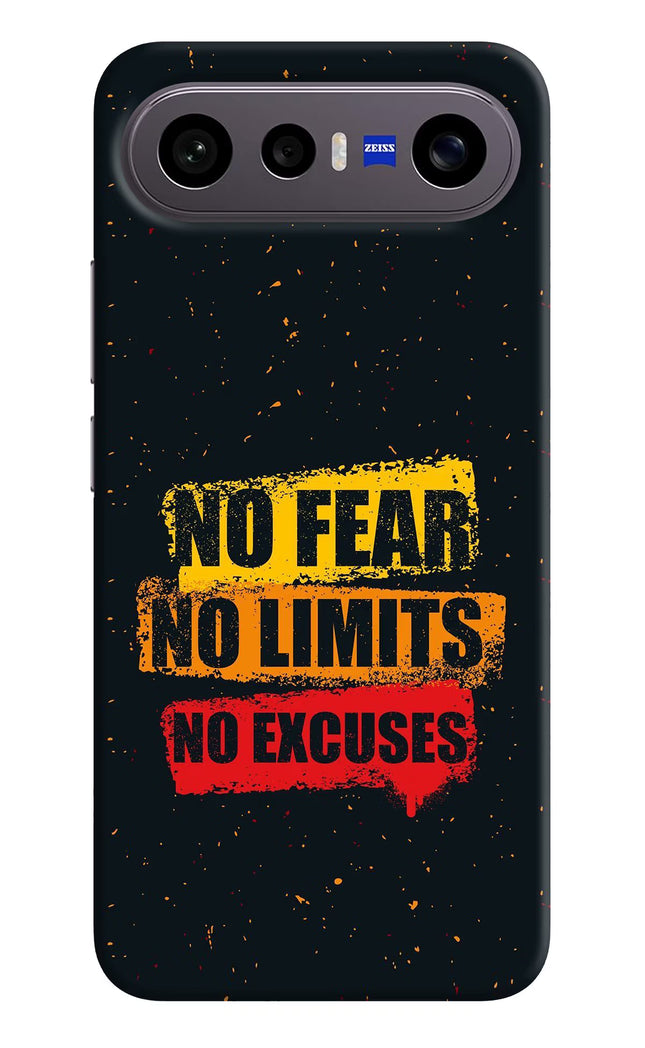 No Fear No Limits No Excuse Vivo X300 FE 5G Hard Case Back Cover by Casekaro
