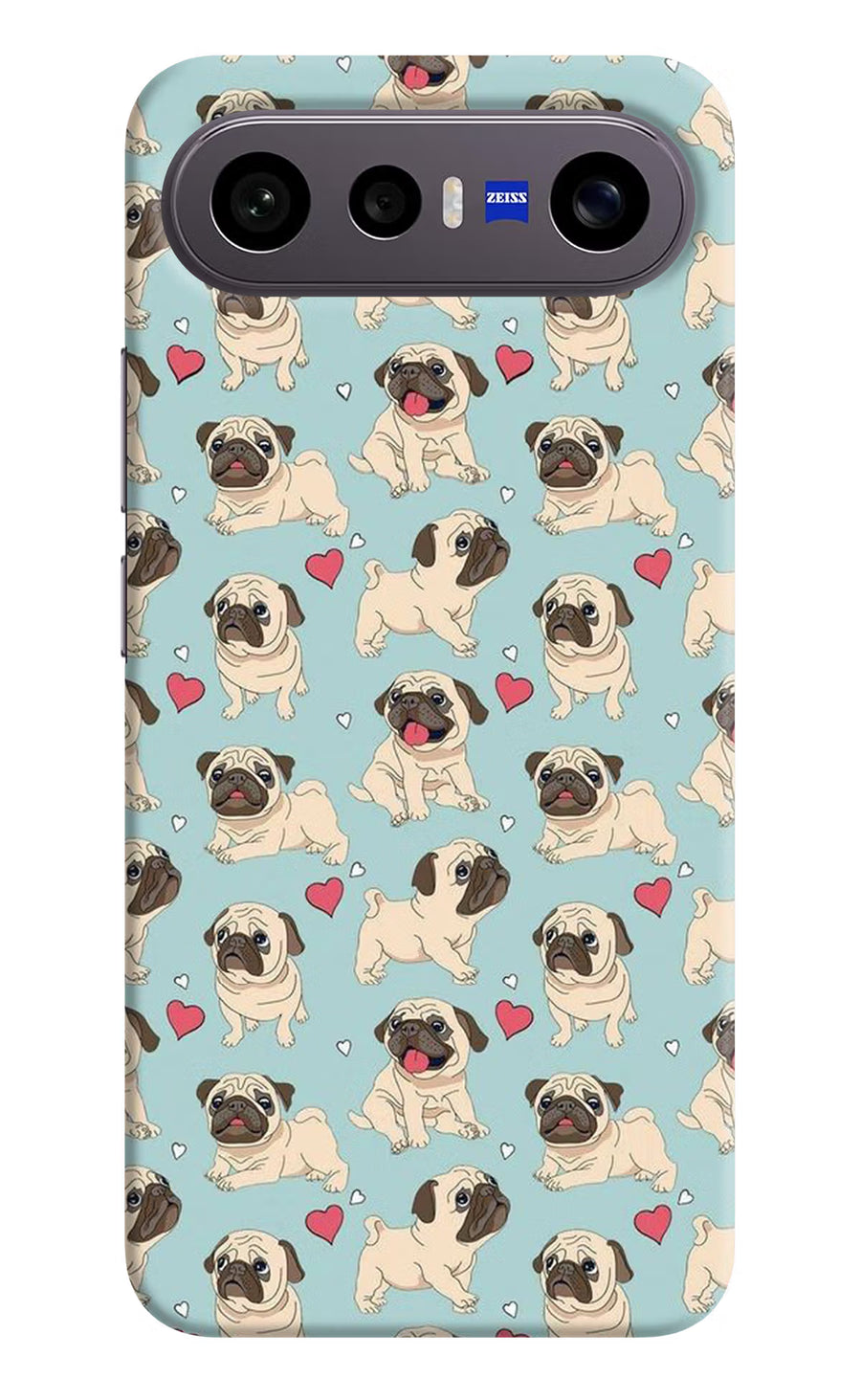 Pug Dog Vivo X300 FE 5G Back Cover, Hard case