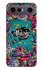 Music Graffiti Vivo X300 FE 5G Hard Case Back Cover by Casekaro