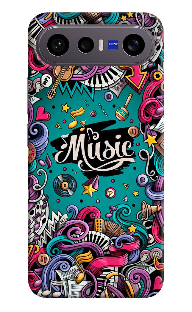Music Graffiti Vivo X300 FE 5G Hard Case Back Cover by Casekaro