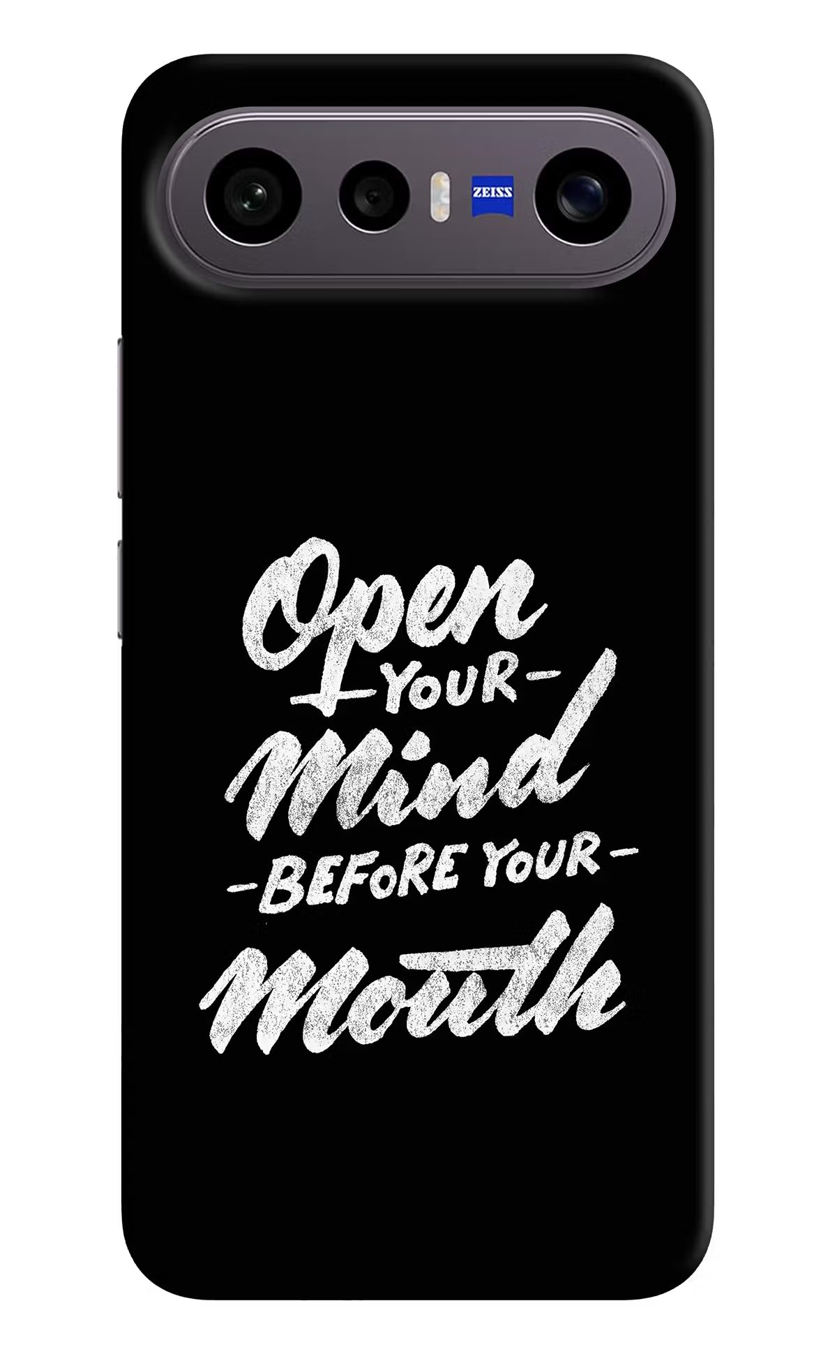 Open Your Mind Before Your Mouth Vivo X300 FE 5G Back Cover