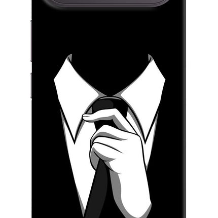 Black Tie Vivo X300 FE 5G Hard Case Back Cover by Casekaro