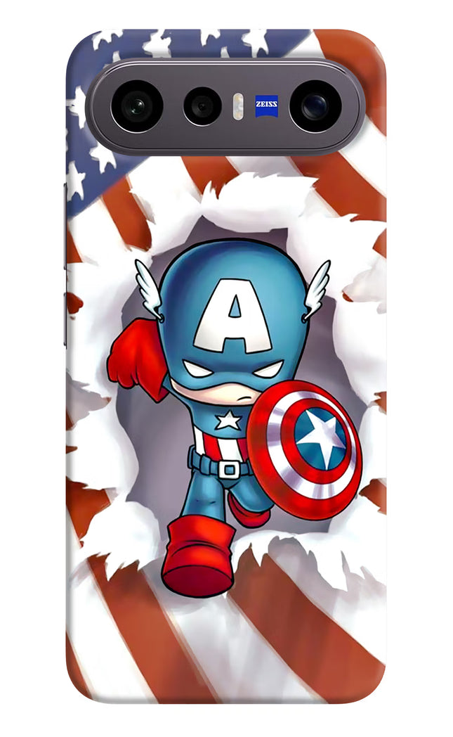 Captain America Vivo X300 FE 5G Hard Case Back Cover by Casekaro