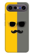Sunglasses with Mustache Vivo X300 FE 5G Hard Case Back Cover by Casekaro